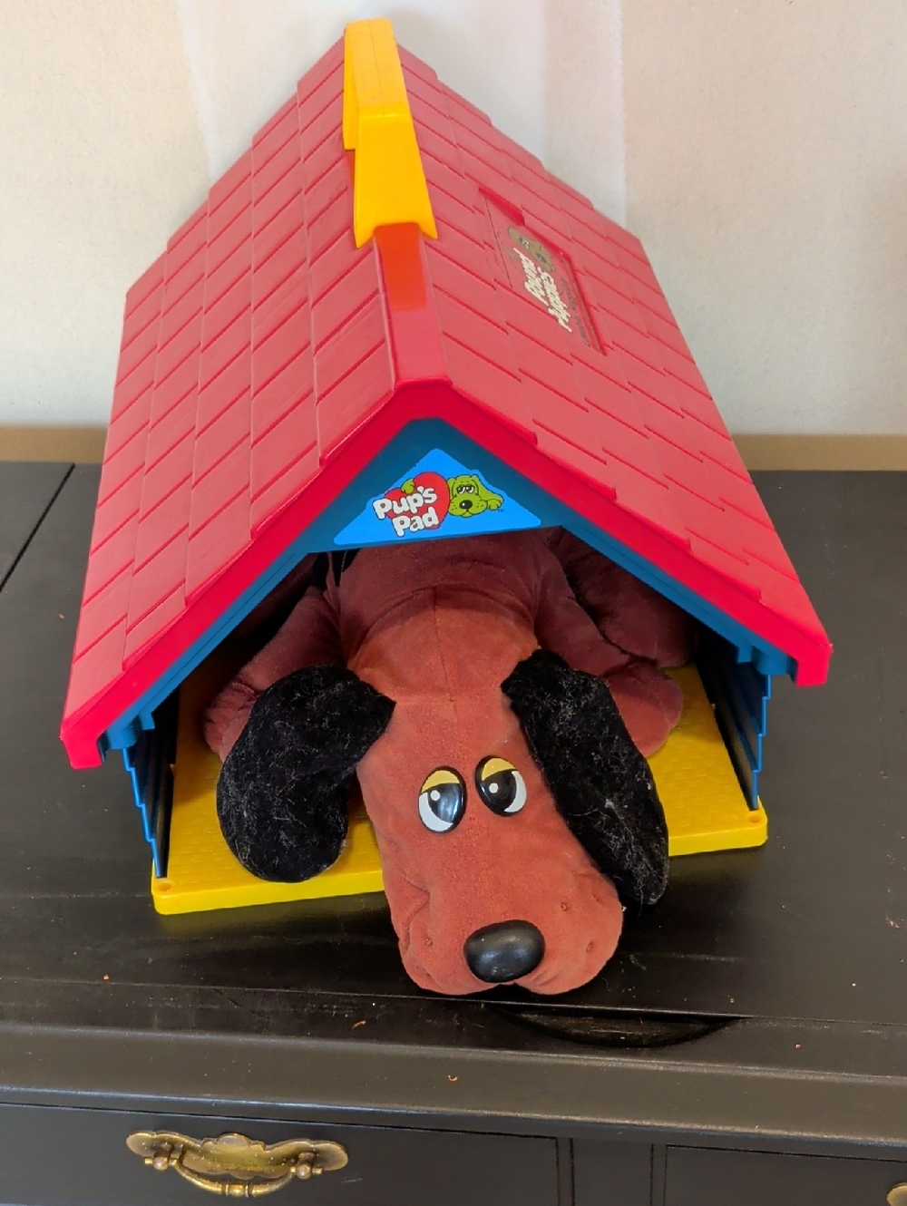 Original, Tonka 1986 Vintage Pound Puppy & Dog House